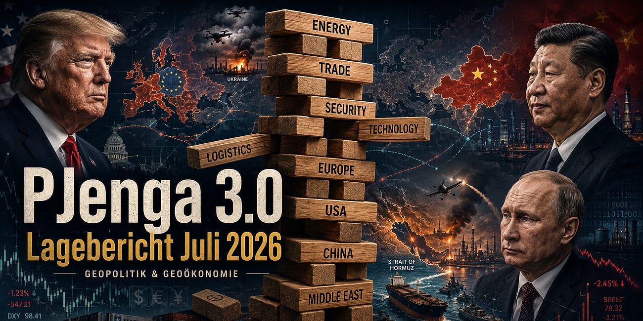 PJenga 3.0 – Globaler Lagebericht Juli 2026