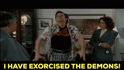 Ace Ventura Exorcised Demons GIF | GIFDB.com