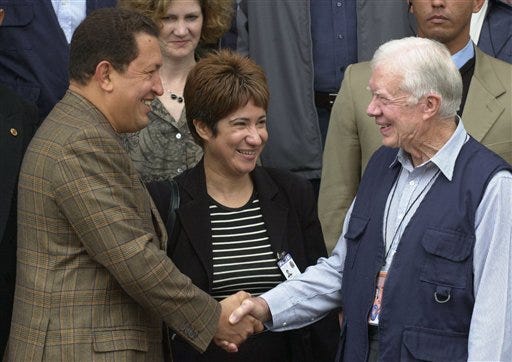Former President Carter remembers Hugo Chávez for gains for poor