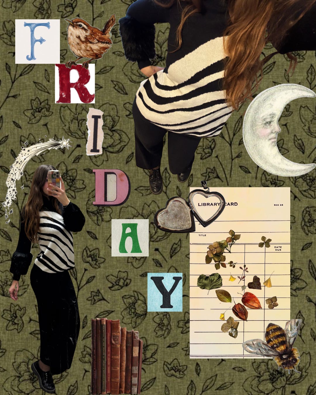 Colorful Friday collage