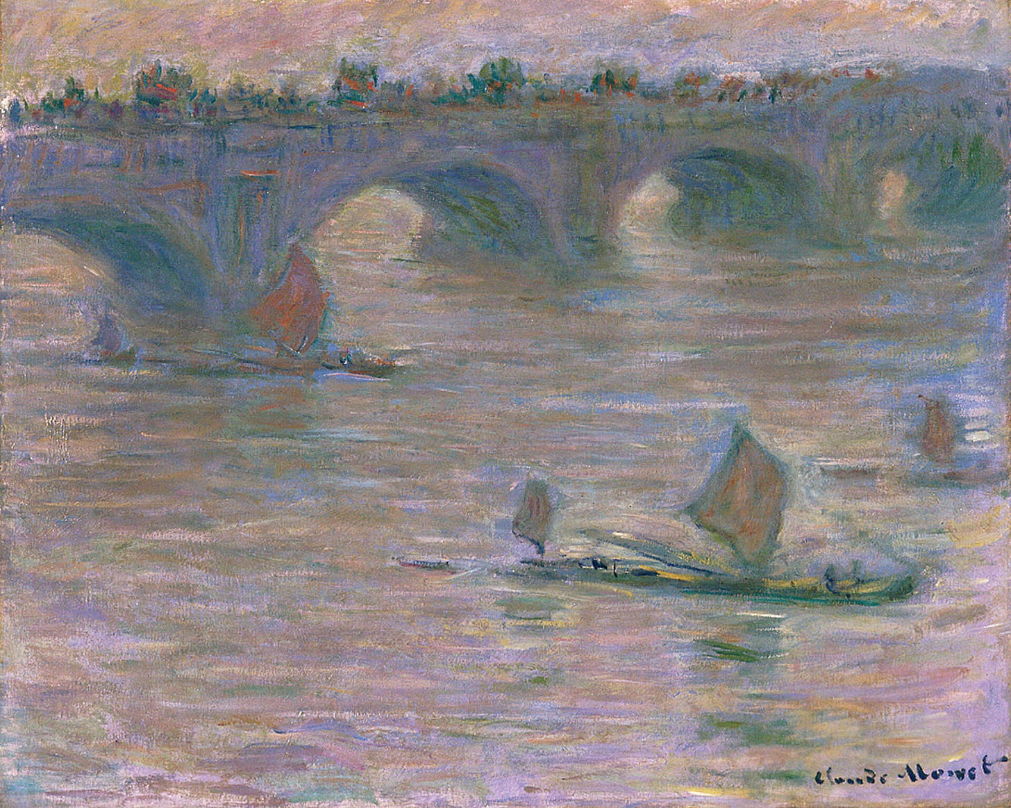 Image: Claude Monet, Waterloo Bridge, 1903, Gift of Ione T. Staley, Lowe Art Museum Collection