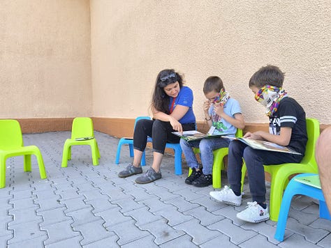 Gașca de bibliotecari la Chiuiești