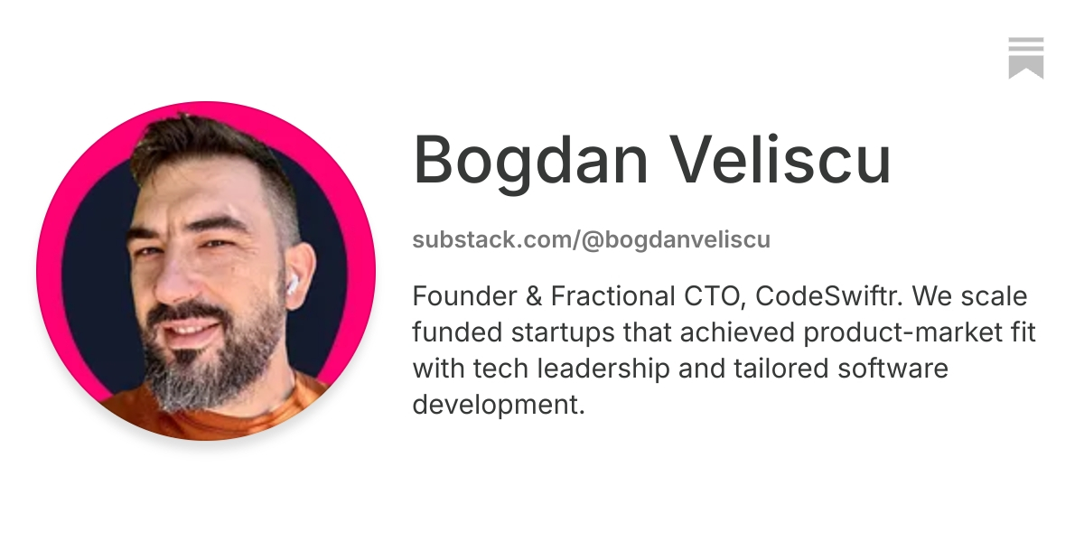 Bogdan Veliscu | Substack