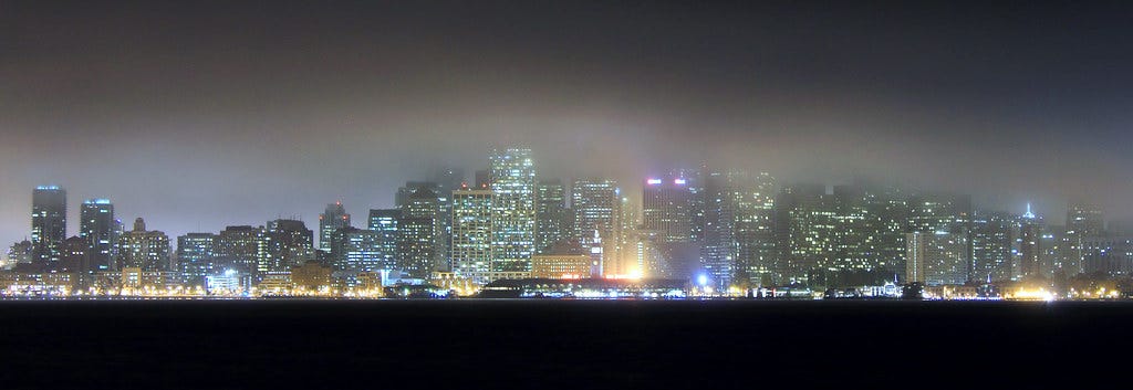 City on the Edge — "San Francisco Skyline in Fog" by TimeLapseBlog.com is licensed under CC BY 2.0. City on the Edge — "San Francisco Skyline in Fog" by TimeLapseBlog.com is licensed under CC BY 2.0.