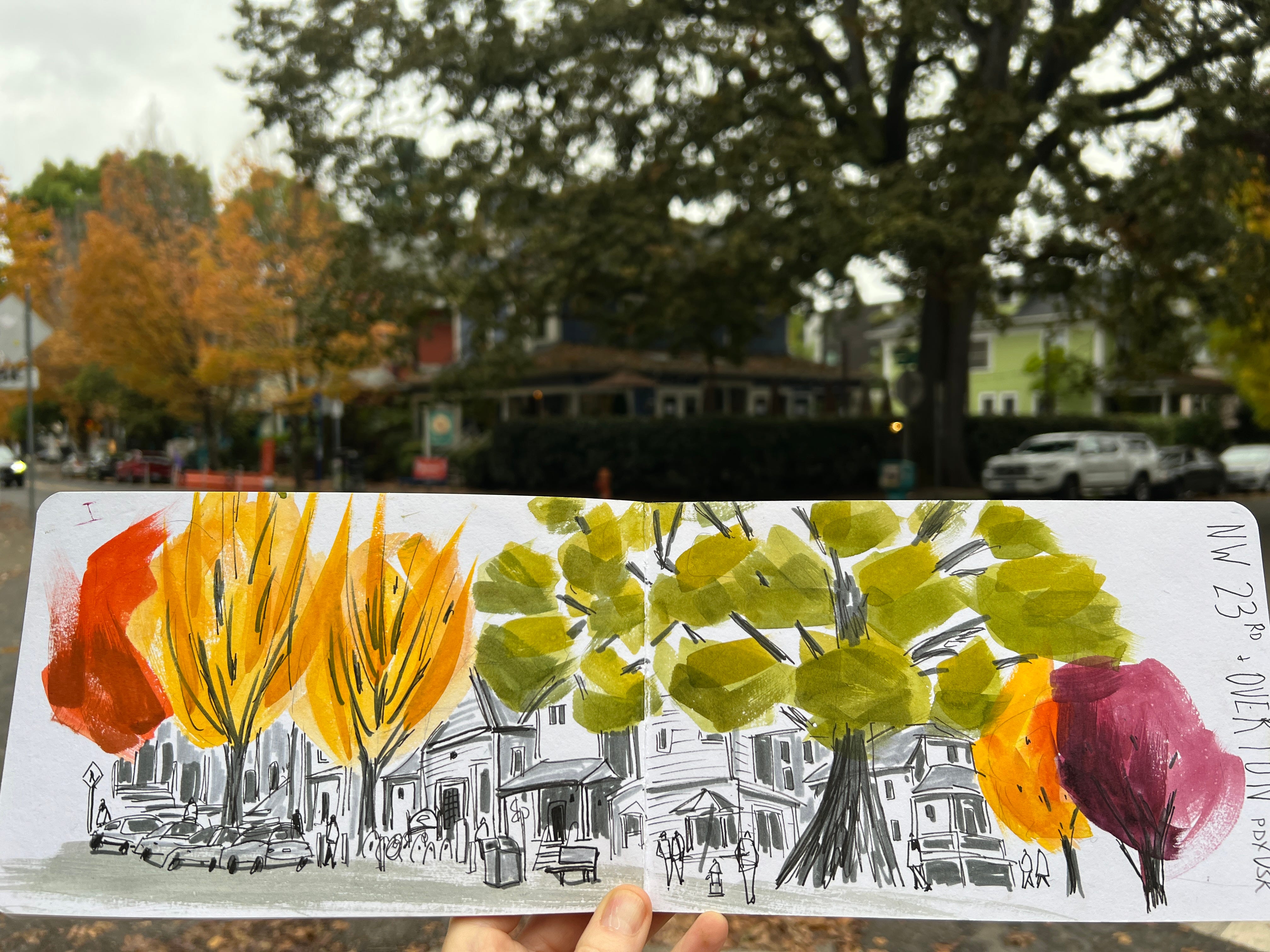 Dectrorting Little Tree Art Lesson #38: Tiny Trees - by Amy Stewart