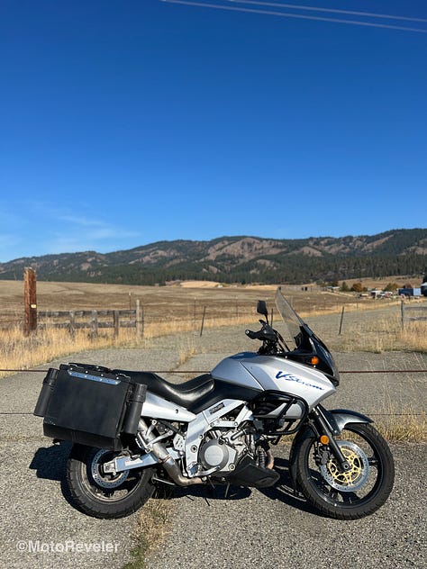 V-Strom in Washington State October 2023