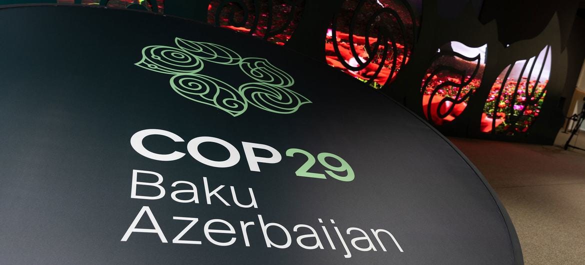 Entre bastidores del estadio de Bakú, sede de la última conferencia de la ONU sobre el cambio climático, la COP29, celebrada en la capital de Azerbaiyán del 11 al 22 de noviembre. Entre bastidores del estadio de Bakú, sede de la última conferencia de la ONU sobre el cambio climático, la COP29, celebrada en la capital de Azerbaiyán del 11 al 22 de noviembre.