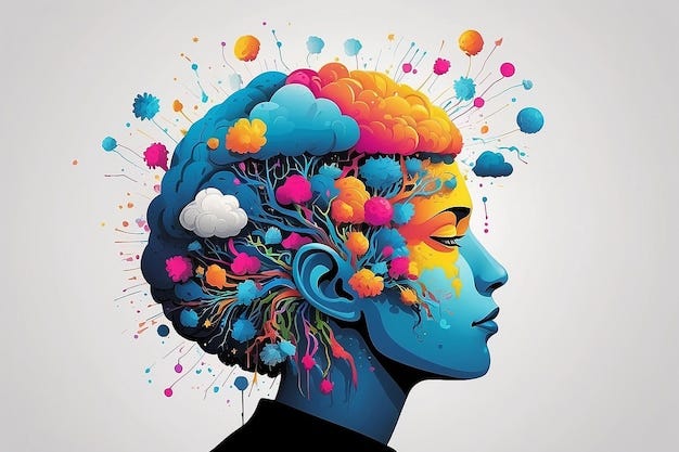 Overthinking concept illustration | Premium AI-generated image