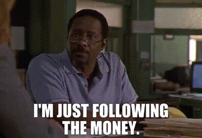 YARN | I'm just following the money. | The Wire (2002) Drama | Video gifs  by quotes | 40855133 | 紗