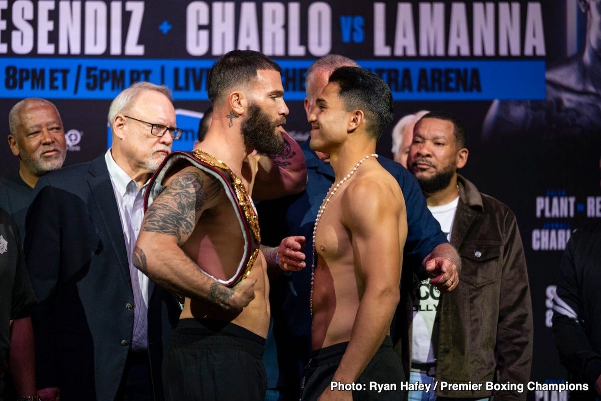 Image: Tonight's Live Results: Plant vs. Resendiz and Charlo vs. LaManna