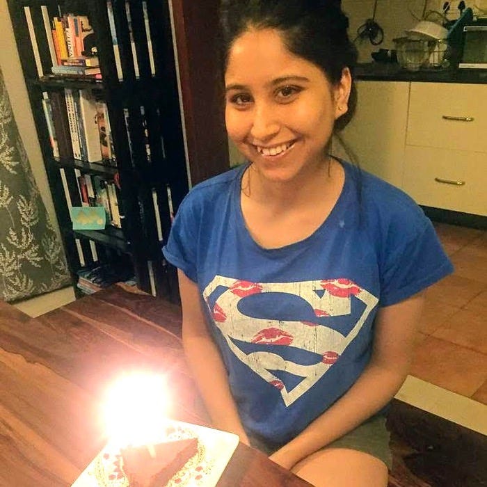 On my 25th birthday. I had just discovered an acne breakout (my only one) and was would up about my law exams.