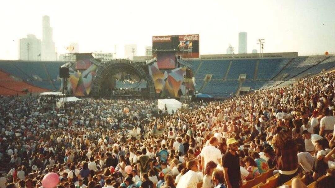 Photo of the day - (7/9/95) Soldier Field, Chicago, IL (last show ever at  Soldier.) : gratefuldead