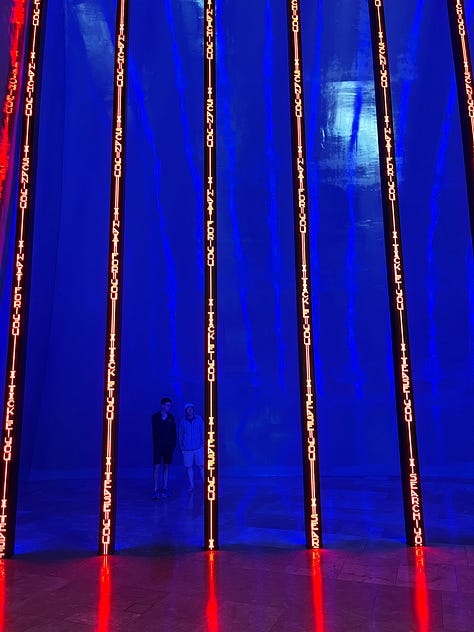 Artwork at the Guggenheim in Bilbao