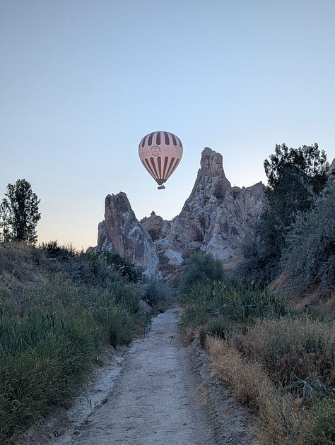 Balloons in White and Love Valleys