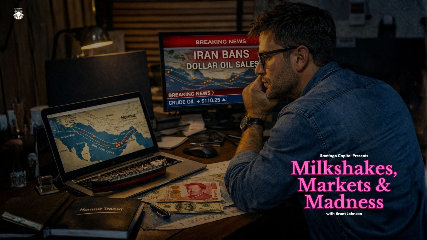 Man analyzing financial markets on laptop with Iran oil ban breaking news displayed Man analyzing financial markets on laptop with Iran oil ban breaking news displayed