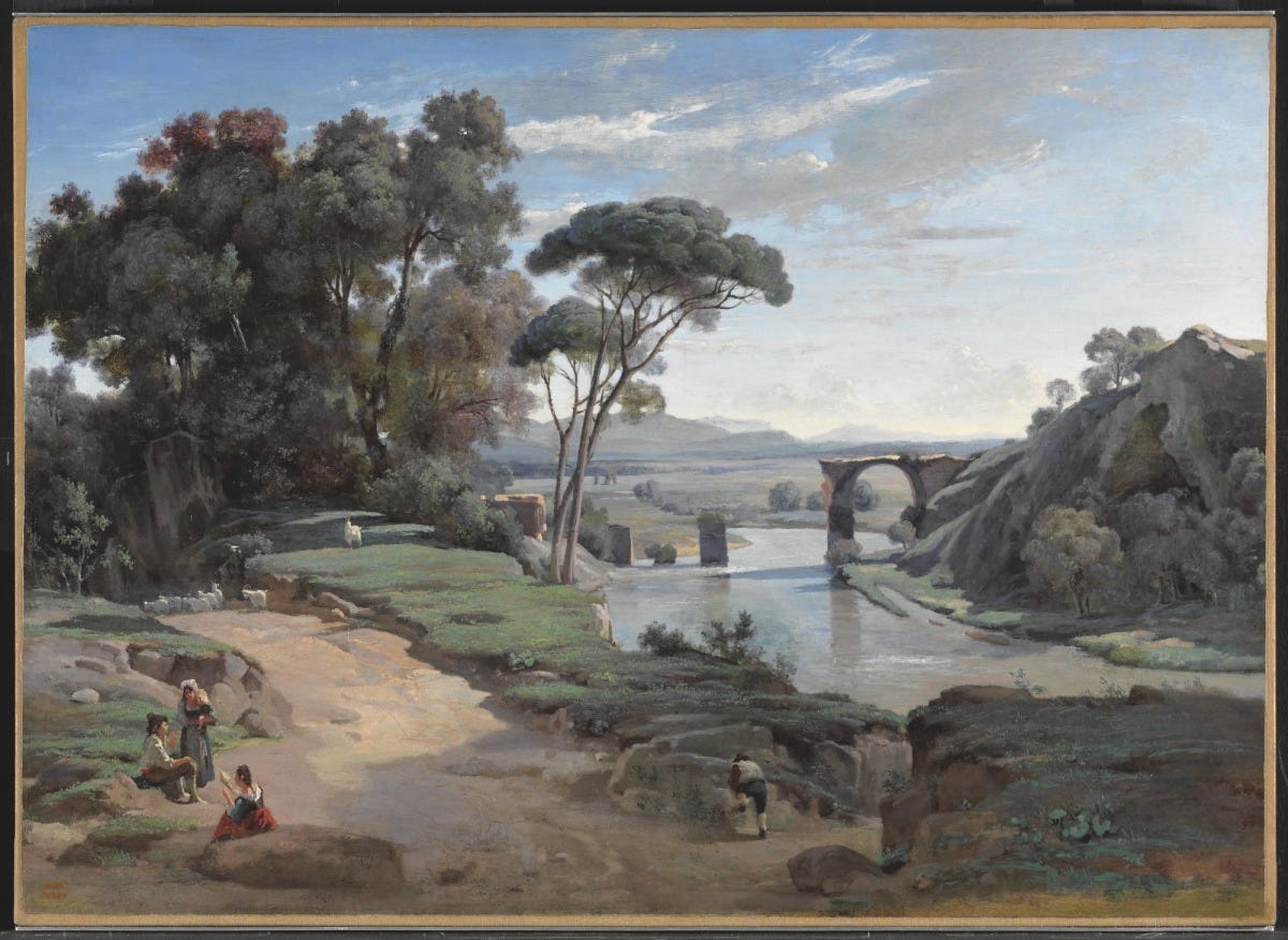 The Bridge at Narni by Corot The Bridge at Narni by Corot