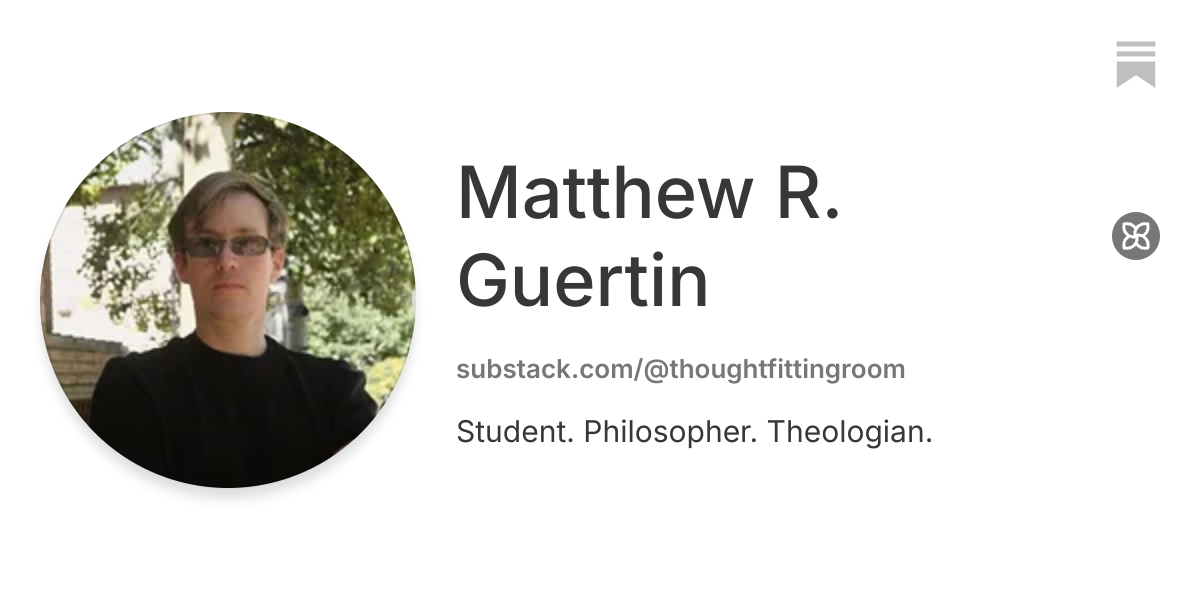 Matthew R. Guertin | Substack