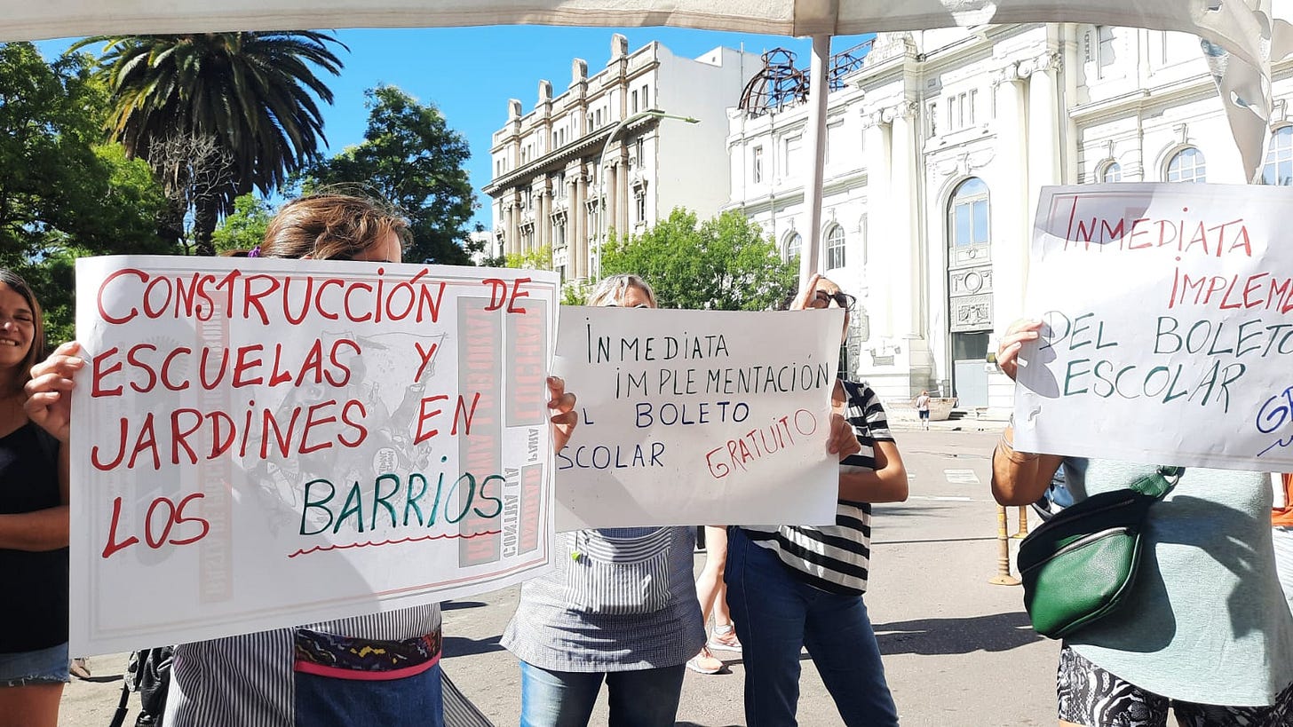 Jornada de protesta de Suteba resiente el normal inicio de clases