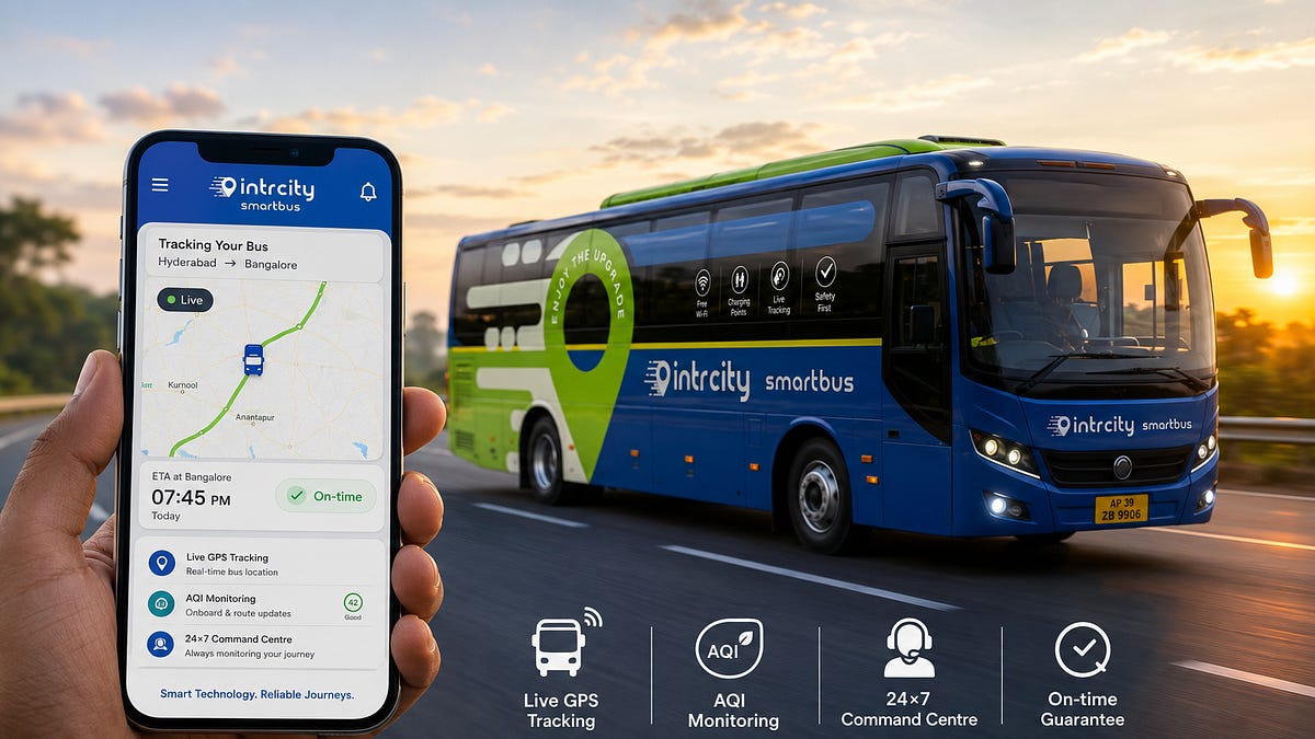 IntrCity SmartBus Simplifies Bus Ticket Booking with Smart Travel Technology