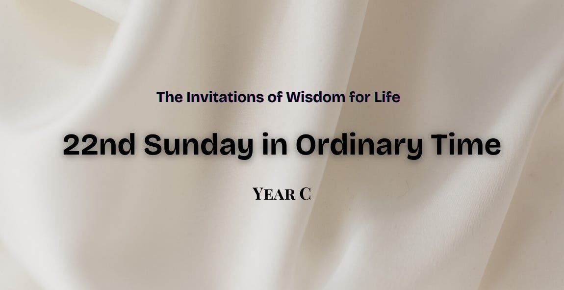 XXII Sunday C: The Virtue of Humility