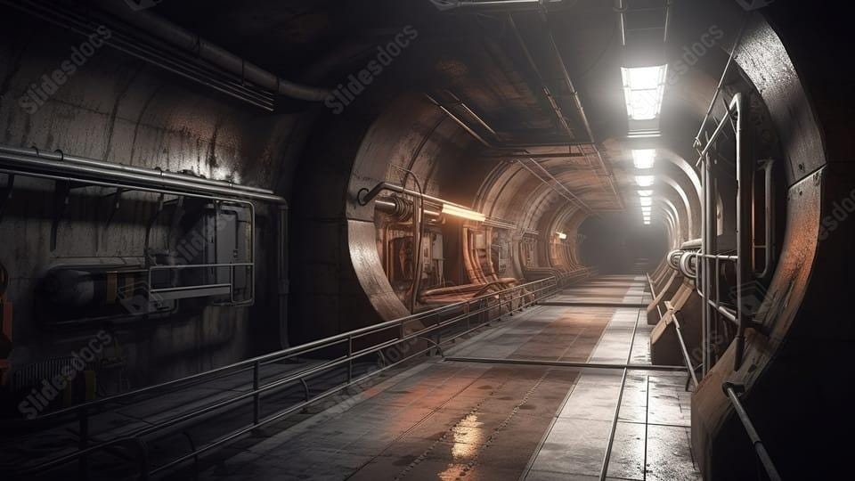 A tunnel with lights and a railing
AI-generated content may be incorrect. A tunnel with lights and a railing
AI-generated content may be incorrect.