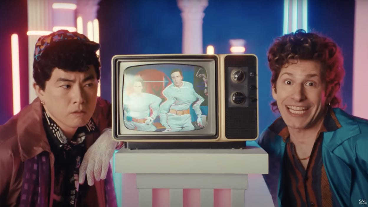 Andy Samberg and Bowen Yang's 'SNL' anxiety song slaps