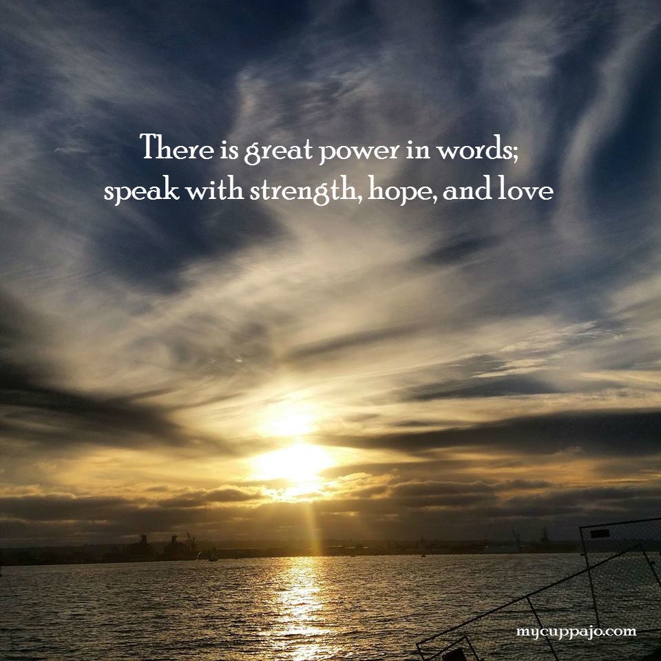 There is great power in words. Pain is not "all in your head", it is real. There is great power in words. Pain is not "all in your head", it is real.
