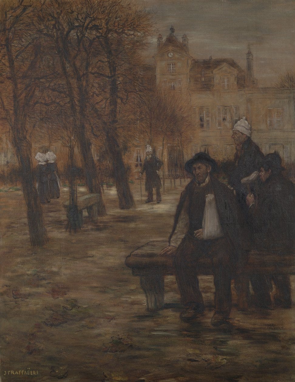 The Old Convalescents by Jean Francois Raffaelli