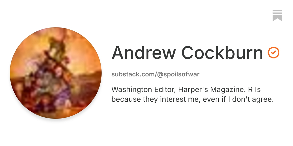 Andrew Cockburn | Substack