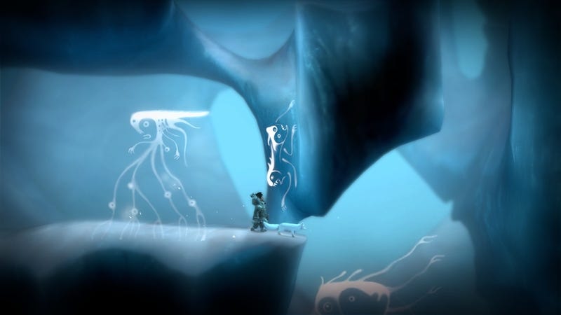 Ice cave and spirits