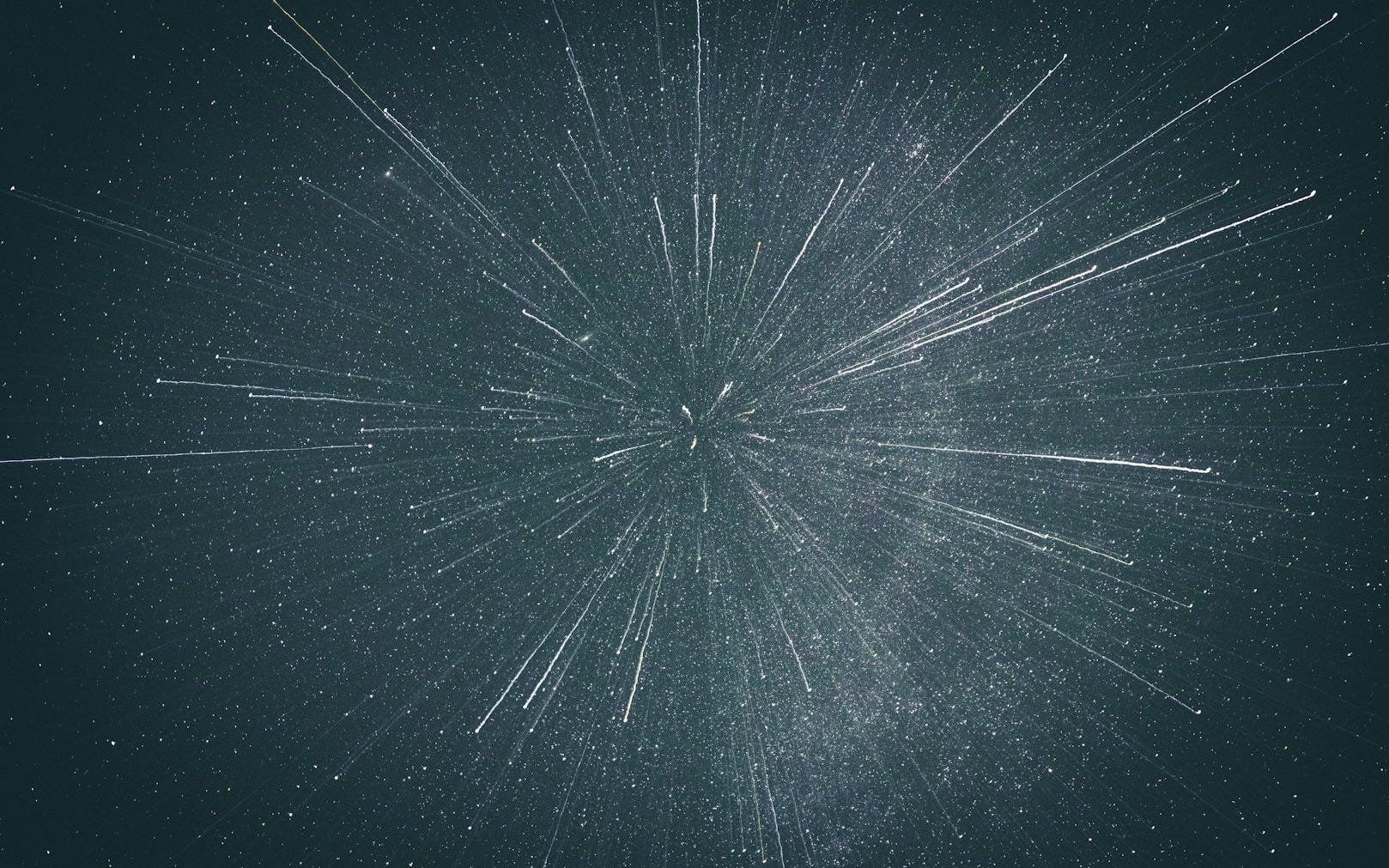 timelapse photography of warped lines