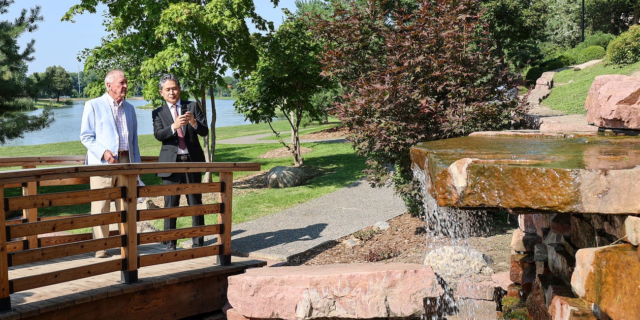Japanese consul general finds cultural connection in Sioux Falls garden