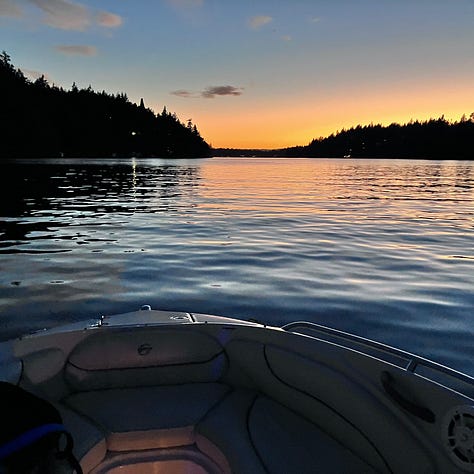 Sunsets of the lake, ocean, and Oregon
