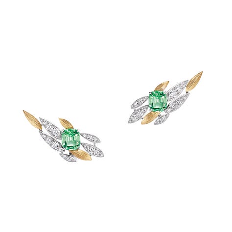 Jewels from Chaumet's Bamboo high jewellery collection.