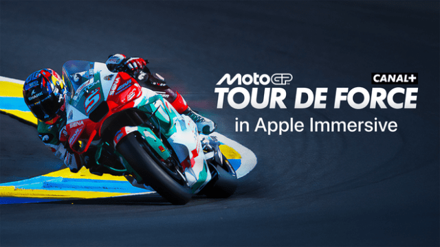 Tour De Force from CANAL+ and MotoGP is now available for free on the Apple TV app for Apple Vision Pro.