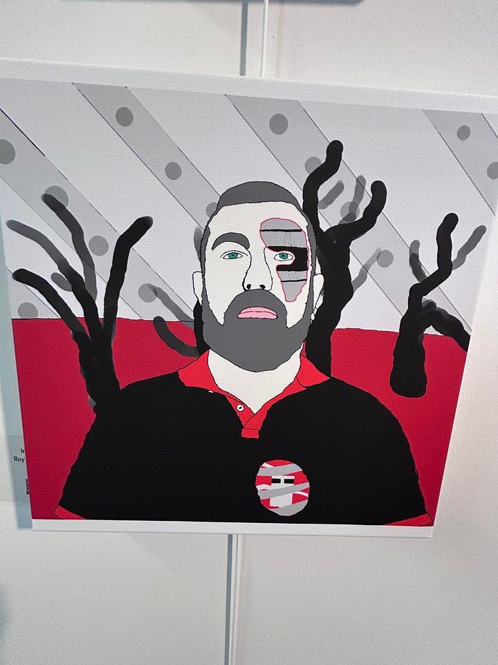 FOR SALE: Part of the Art BRUT Exhibition, June 2025 at Swindon Art Museum.
