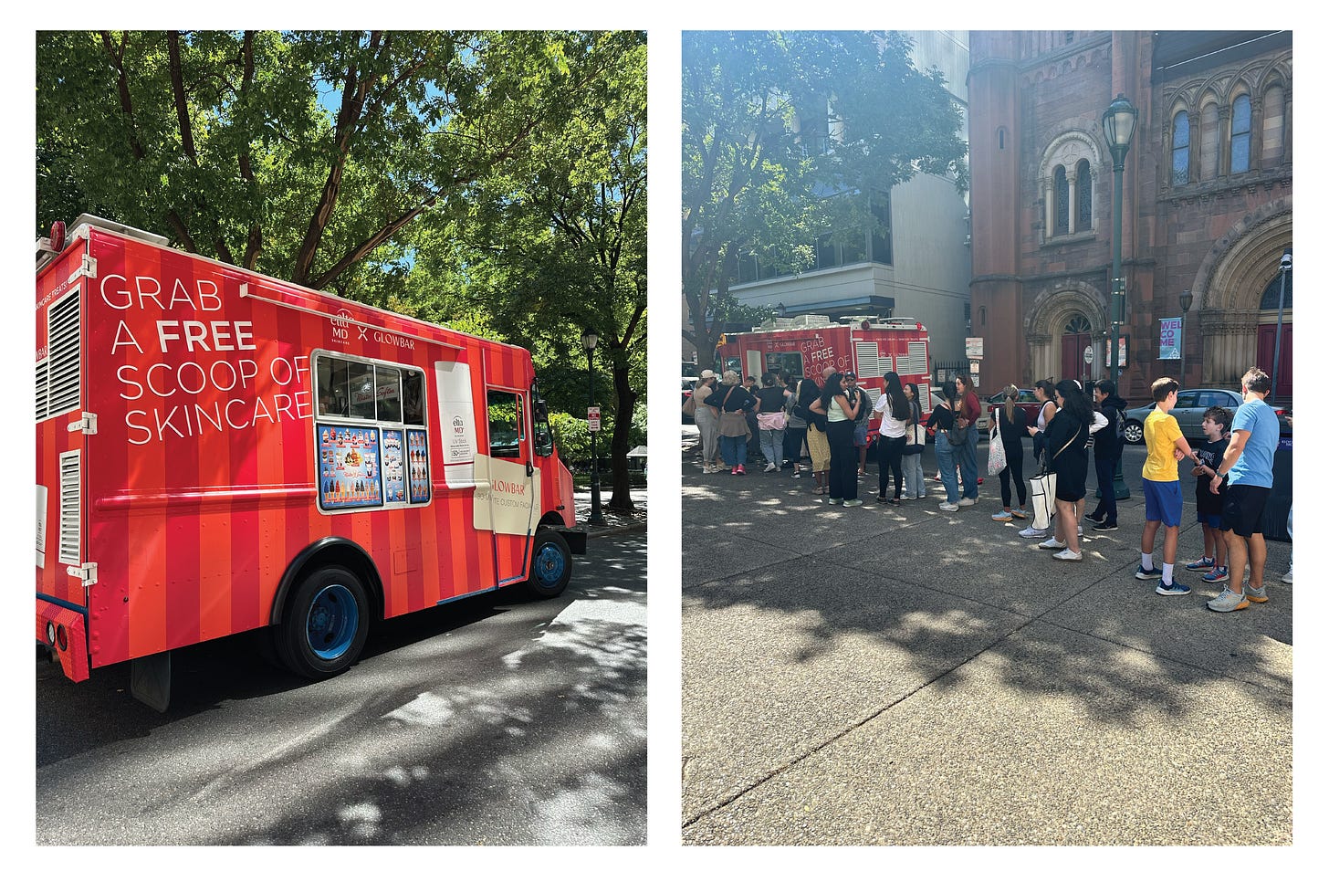 Glowbar and EltaMD Ice Cream Truck Activation in Philly