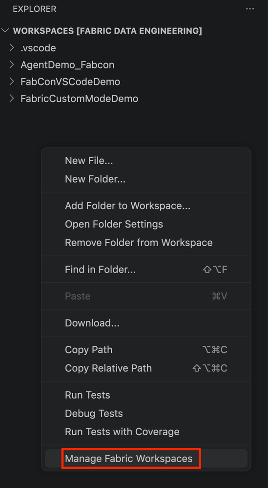 Add_ore_remove_Fabric_worksapce_to_from_the_VS_Code_explorer_view