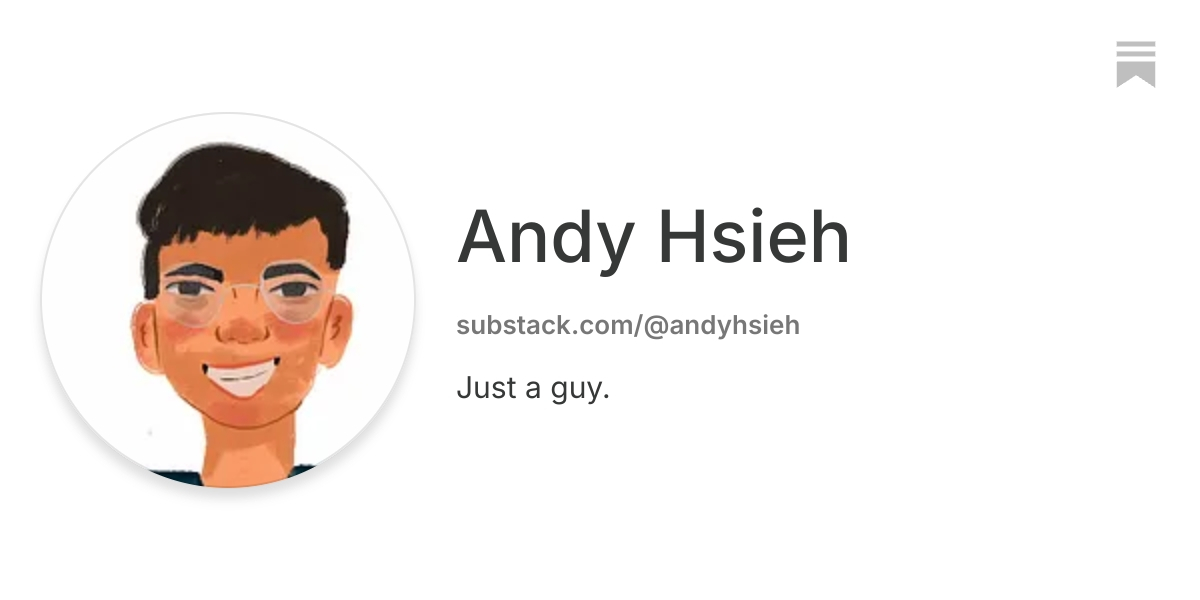 Andy Hsieh | Substack