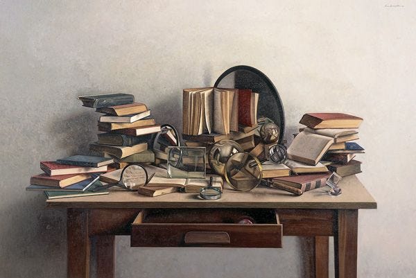 Oil Painting: Still-Life Portraits: The Book-Filled Art of Ephraim ...