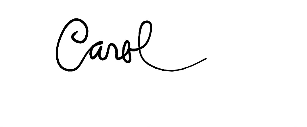Carol written in cursive Carol written in cursive