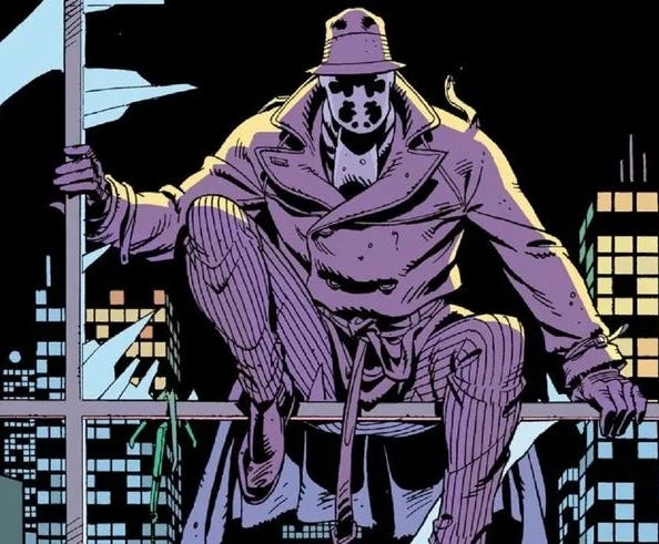 Le personnage de Rorschach dans Watchmen d'Alan Moore