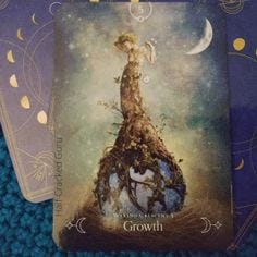 Growth - A Message for Collective, Queen of the Moon Oracle Card Growth - A Message for Collective, Queen of the Moon Oracle Card