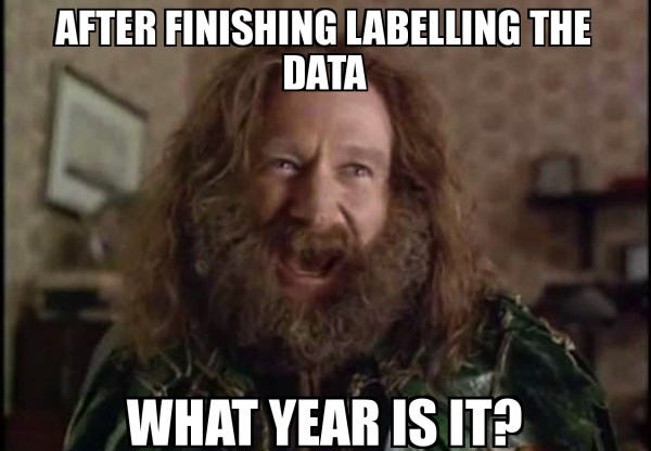 After finishing labelling the data What year is it? - Robin Williams - What  year is it? Jumanji Meme Generator