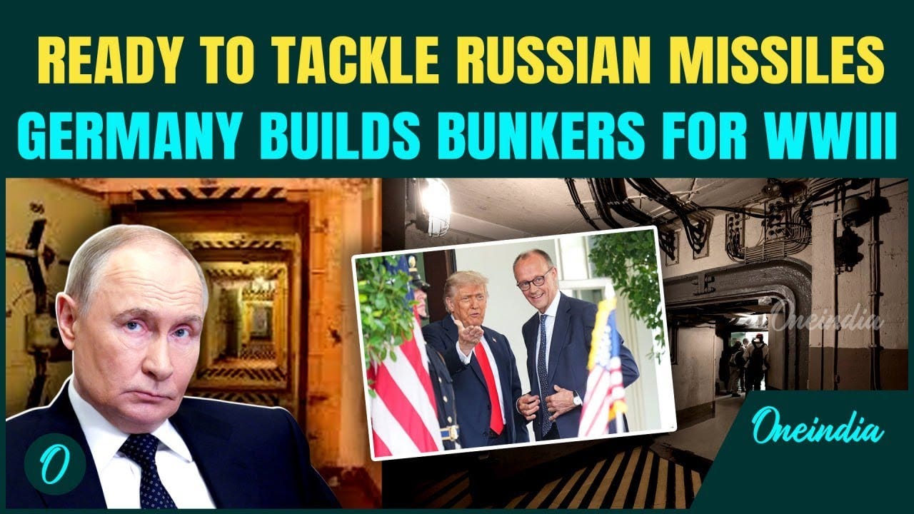Germany Prepares for World War III: Big Bunker Expansion, €10B Defense  Push, Alarming 2029 Deadline