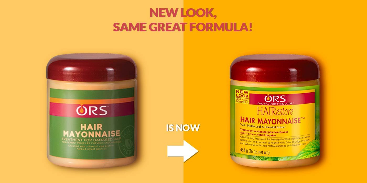 ORS Hair Care on Twitter: "New look, same great formula! Our protein-packed  &amp; deeply restoring Hair Mayonnaise nourishes and moisturizes weak,  damaged hair #HAIRestore https://t.co/JeQaQ2XgDn" / Twitter