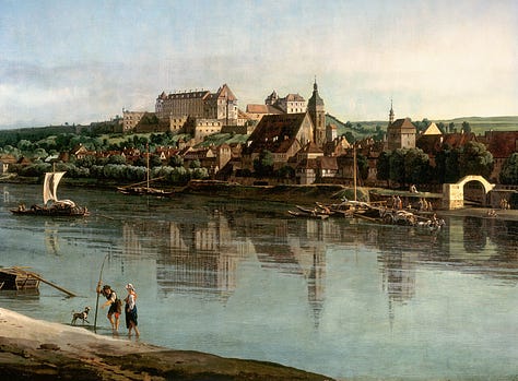 Bellotto's paintings of Pirna