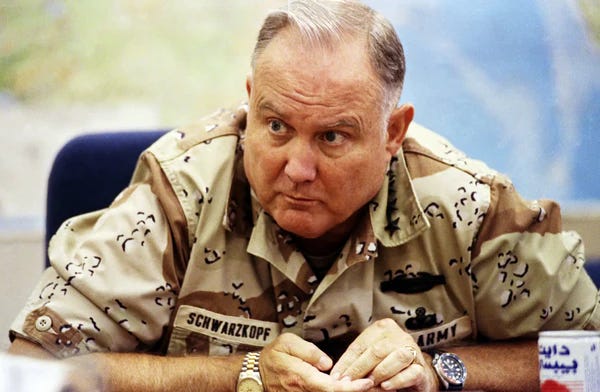 general norman schwarzkoph two seikos