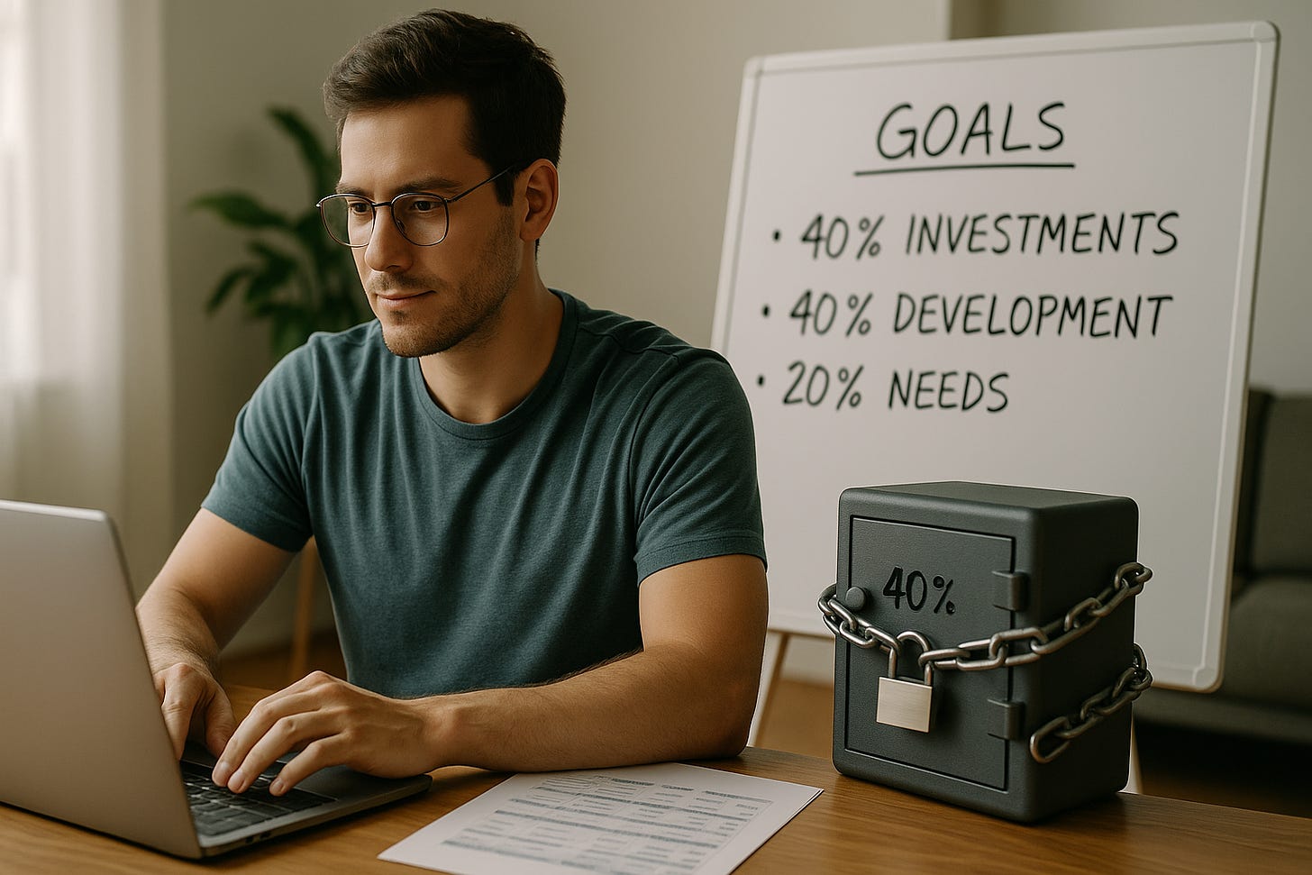 https%3A%2F%2Fsubstack-post-media.s3.amazonaws.com%2Fpublic%2Fimages%2F8899c211-37a2-4d35-8acc-9943c76f4c3c_1536x1024 A Falácia dos 50-30-20: Por que Engessar suas Finanças é um Risco Maior que a Desorganização