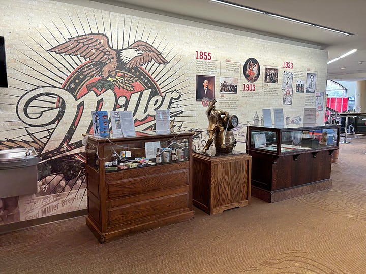 motorcycle, beer, lobby, displays